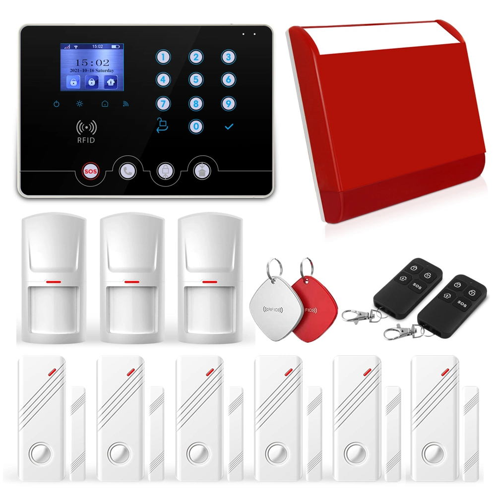 Wolfguard Smartlife Tuya 4G GSM WiFi Smart Alarm Tuya System Home Security