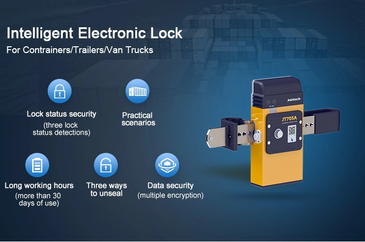 Container Padlock with GPS Tracking Function High Security Monitoring System