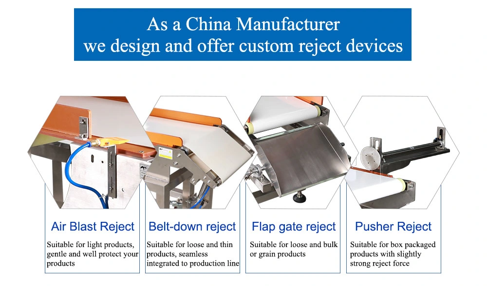 High Security with Sensitivity Food Package Metal Detector Machine